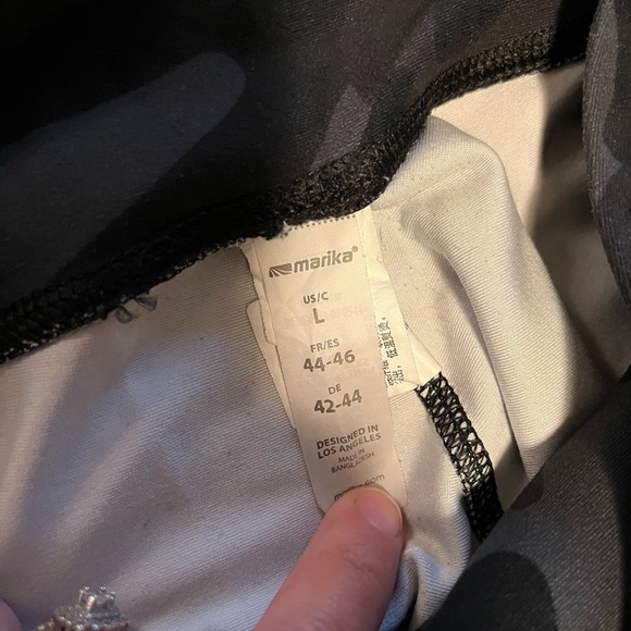 Marika Black Camouflage print work out leggings - Picture 2 of 3